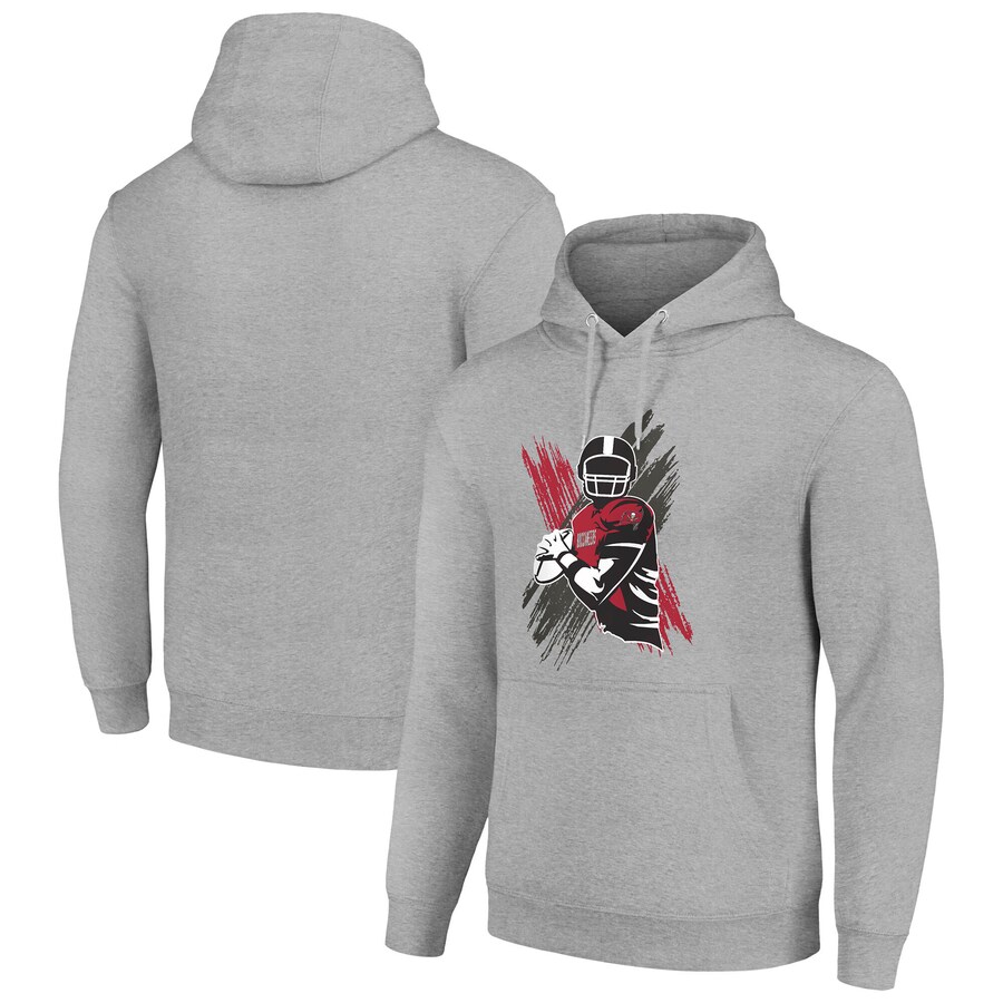 Men tampa bay buccaneers grey 2024 NFL hoodie